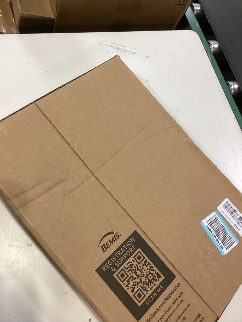Condition photo showing New/Like New for Mayfair Cassel Slow Close Toilet Seat, Easy Clean, Non Slip Premium Wood Seat, Easy Install, Made in USA, Elongated, White Elongated 1 - Toilet Seat