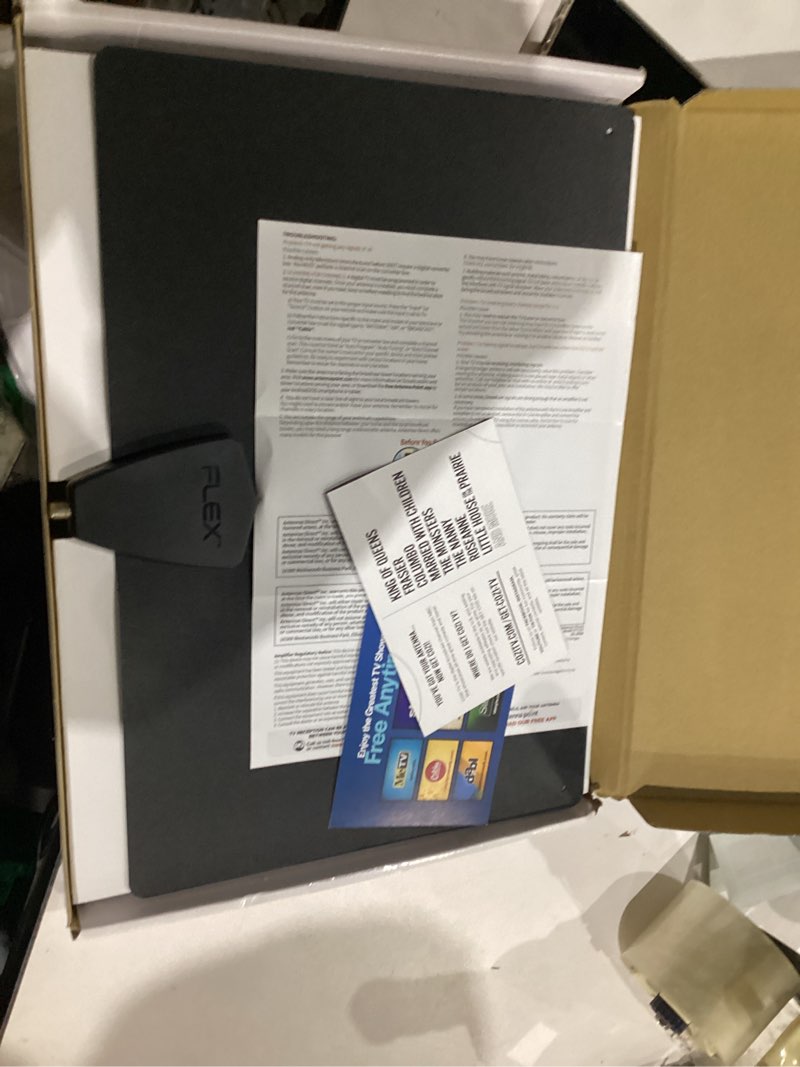 Condition photo showing New/Like New for Antennas Direct ClearStream Flex Amplified Indoor TV Antenna, UHF VHF, Multi-Directional, Reversible, 50+ Mile Range – w/Jolt Switch Amplifier 50+ Miles