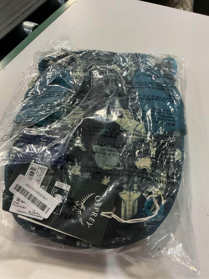 Condition photo showing Good Condition for osprey daylite jr. kids' commuter backpack, space travel print/antique blue