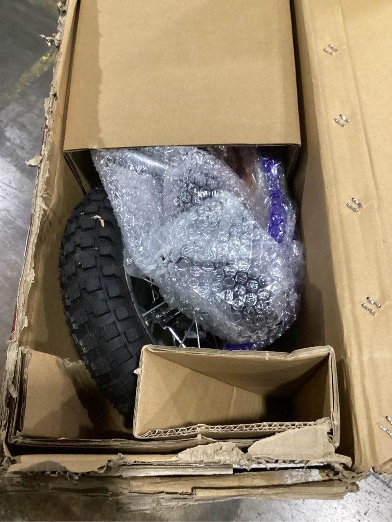 Condition photo showing New/Like New for Razor - Dirt Rocket MX350 eBike w/10 mi Max Operating Range & 14 mph Max Speed - Blue