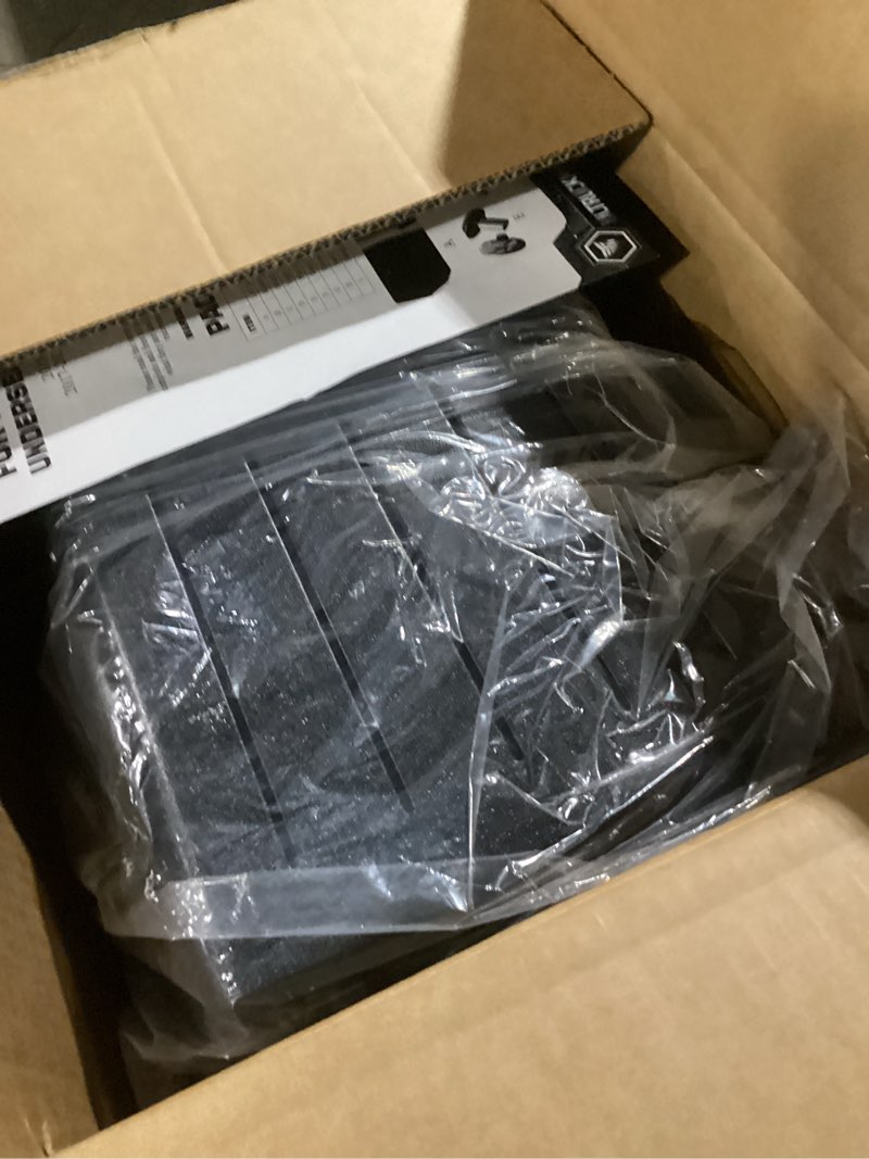 Condition photo showing Good Condition for KitsPro Rear Truck Underseat Storage Box, Fit 2017-2025 Ford F-250 F-350 F-350 Super Duty and 2015-2025 Ford F-150 SuperCrew Crew Cab Heavy Duty Rear Under Back Seat Box Organizer, Anti Slip