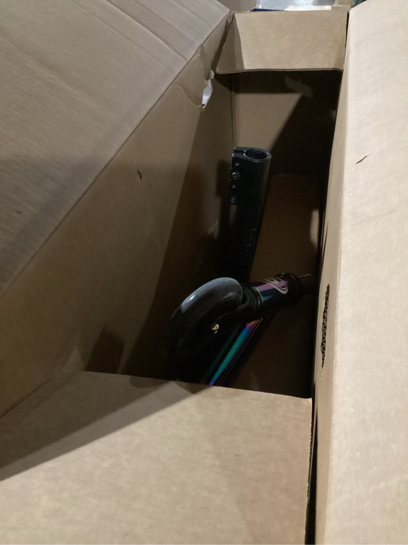 Condition photo showing As Is for Pro Scooters for Kids 8 +, Teens and Adults | Two Different Scooter Heights 31.5” and 36.6”to Choose from Rainbow/31.5"