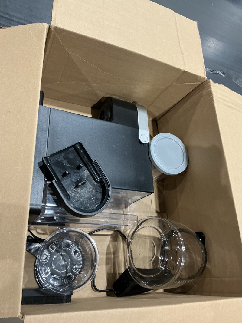 Condition photo showing As Is for keurig k-slim single serve k-cup pod coffee maker, multistream technology, 3 brew sizes, slim and sleek design, 46oz removable reservoir, black