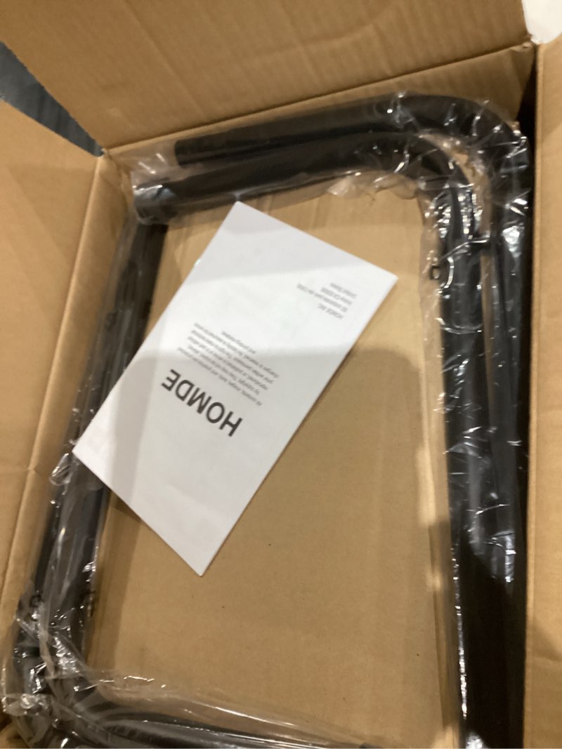 Condition photo showing Good Condition for Homde Heavy Duty Clothes Rack: 265lb Rolling Double Rod Garment Hanging - Metal Coat Organizer Storage Display Shelf on Wheels for Bedroom Laundry Black 30"