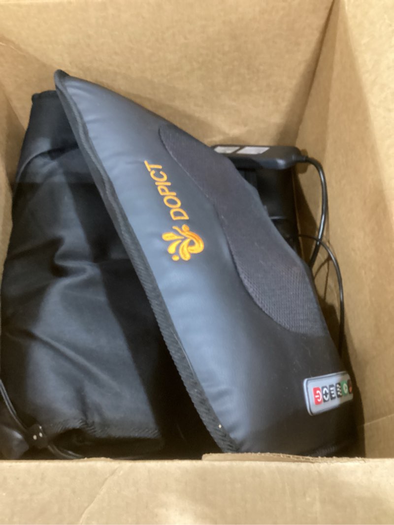 Condition photo showing Good Condition for Massage Mat, Detachable Neck Massager, Full Body Vibration Heating, Massage Pad with 10 Vibrating Motors and 9 Speed Settings for Home Office Use, Gift for Men Women Parents Christmas,Black