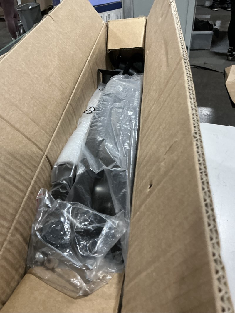 Condition photo showing Good Condition for Kanchimi 40" 48" Folding Mini Fitness Indoor Exercise Workout Rebounder Trampoline with Handle, Max Load 330lbs 40" Black