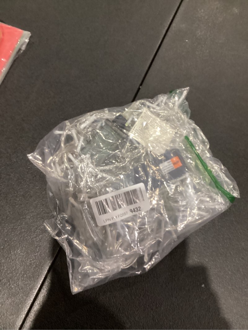 Condition photo showing As Is for Brizled Color Changing Christmas Lights, 65.67ft 200 LED Dual Color Christmas Tree Lights with Remote, Cool White & Multicolor 11 Function Xmas String Light Indoor Outdoor for Xmas Party Home Wedding Cool White & Multicolor 200 LED - non-WiFi