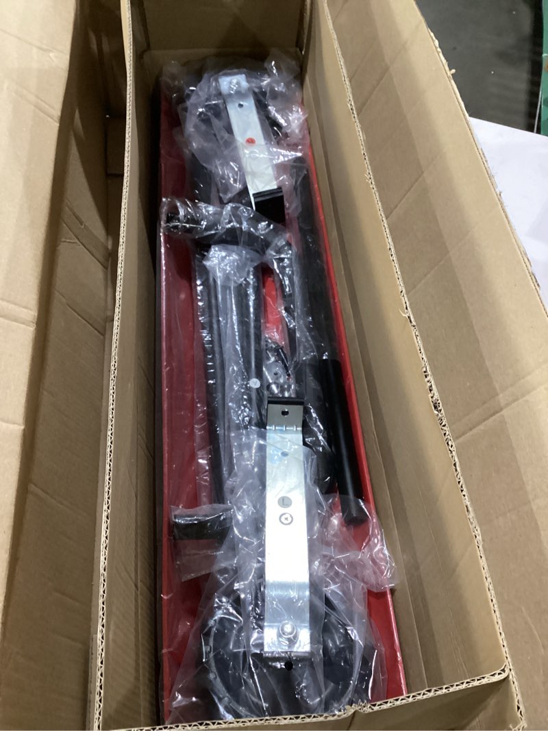 Condition photo showing New/Like New for 38 Inch Snow Shovel for Driveway, Brewin SnowPro Bi-Direction Heavy Duty Snow Pusher with Wheels and Angled Blade for Efficient Snow Removal, Back Saver Snow Plow for Doorway Sidewalk