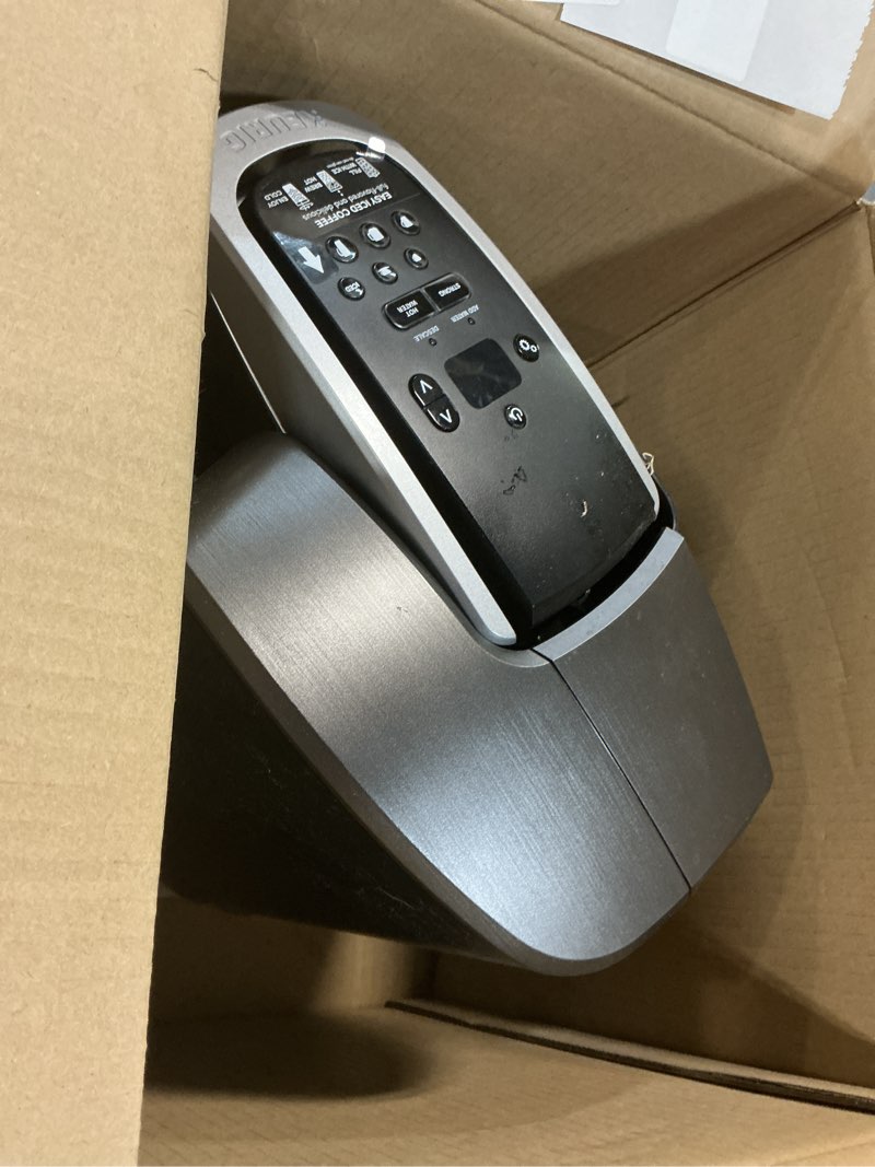 Condition photo showing As Is for Keurig K-Elite Single Serve K-Cup Pod Coffee Maker, with Strength and Temperature Control, Iced Coffee Capability, 8 to 12oz Brew Size, Programmable, Brushed Slate