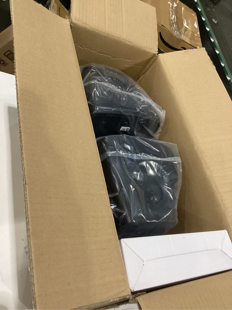 Condition photo showing Good Condition for osd audio 6.5" outdoor 70v patio speaker pair, 32w 16w 8w 4w taps, full motion bracket, weather proof ip54 rated, black - ap650 ap650-70v 6.5" black