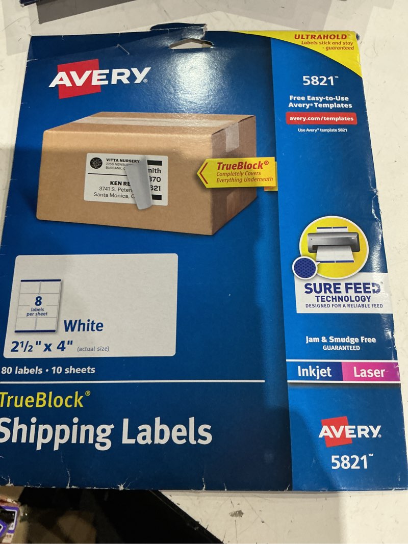 Condition photo showing Good Condition for shipping labels