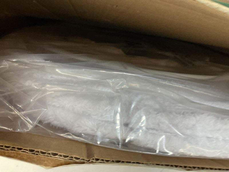 Condition photo showing New/Like New for MUMTOP Outdoor Snowman Lighted, 5FT 100 LED Lights Pop-Up Snowman, Light Up Collapsible Snowman with Multicolored Blub Lights Hat, and Scarf for Holiday, Party, Yard Indoor Home Decor Gift