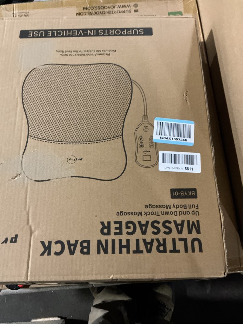 Condition photo showing Good Condition for Back Massager, Rolling Up and Down Back Massager with Heat, Back Massage 4D Kneading for Pain Relief Deep Tissue, Ultrathin Shoulder Massager Gift for Women Men Parents Christmas