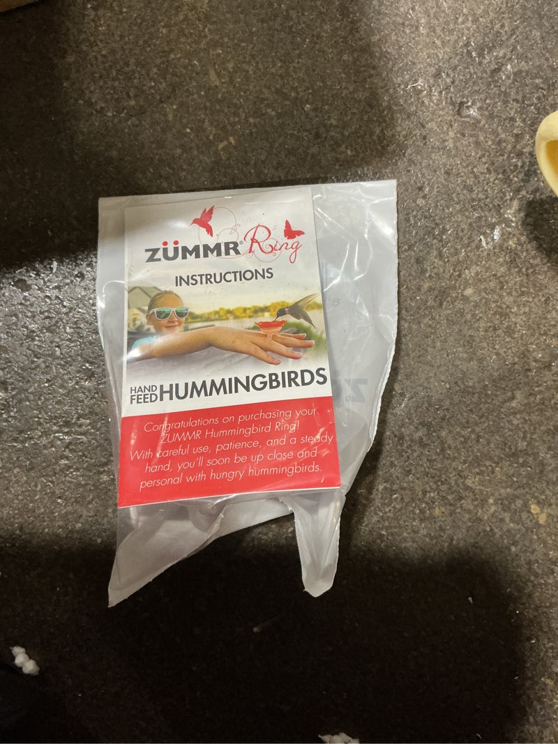 Condition photo showing New/Like New for (Bidding on 15) 2-Pack - ZUMMR Hummingbird Ring Feeder - Hand Feed Hummingbirds Right in Your Backyard. Get up Close and Personal with Nature. Proudly Made in The U.S.A. - The Original