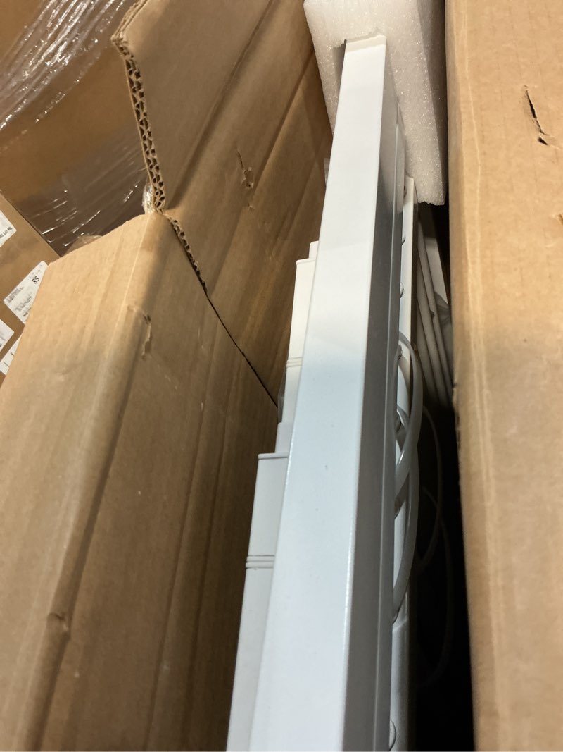 Condition photo showing Good Condition for gardner pet 51"-87" extra tall cat gate for doorway, wide adjustable 27.56"-37" baby gate included 4 extension kits, pressure mounted safety full door gate for stairs, studio, kitchen (white) white 51-87"/130-220cm