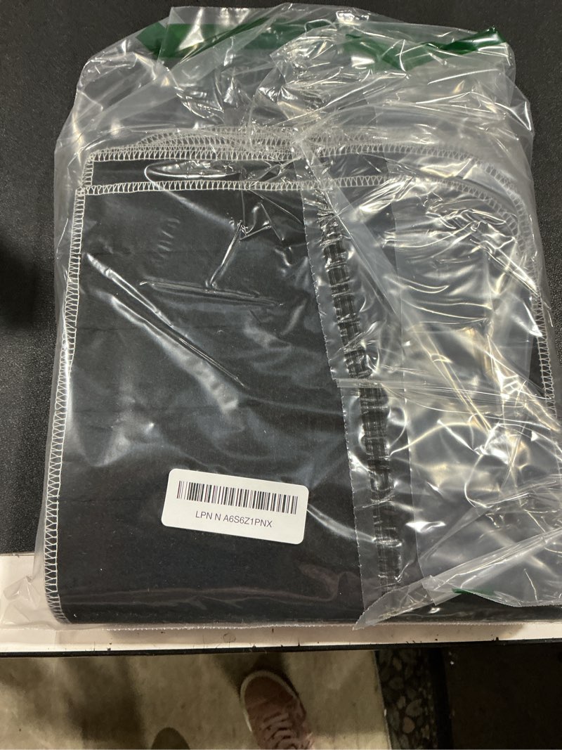 Condition photo showing Good Condition for 12 Pcs Anti Tarnish Silver Storage Bags, Black Felt Flatware Organizer Felt Silver Protector Bags Place Setting Roll with White Ribbon for Kitchen, Fork, Spoon (19.7 x 9.4 Inch)