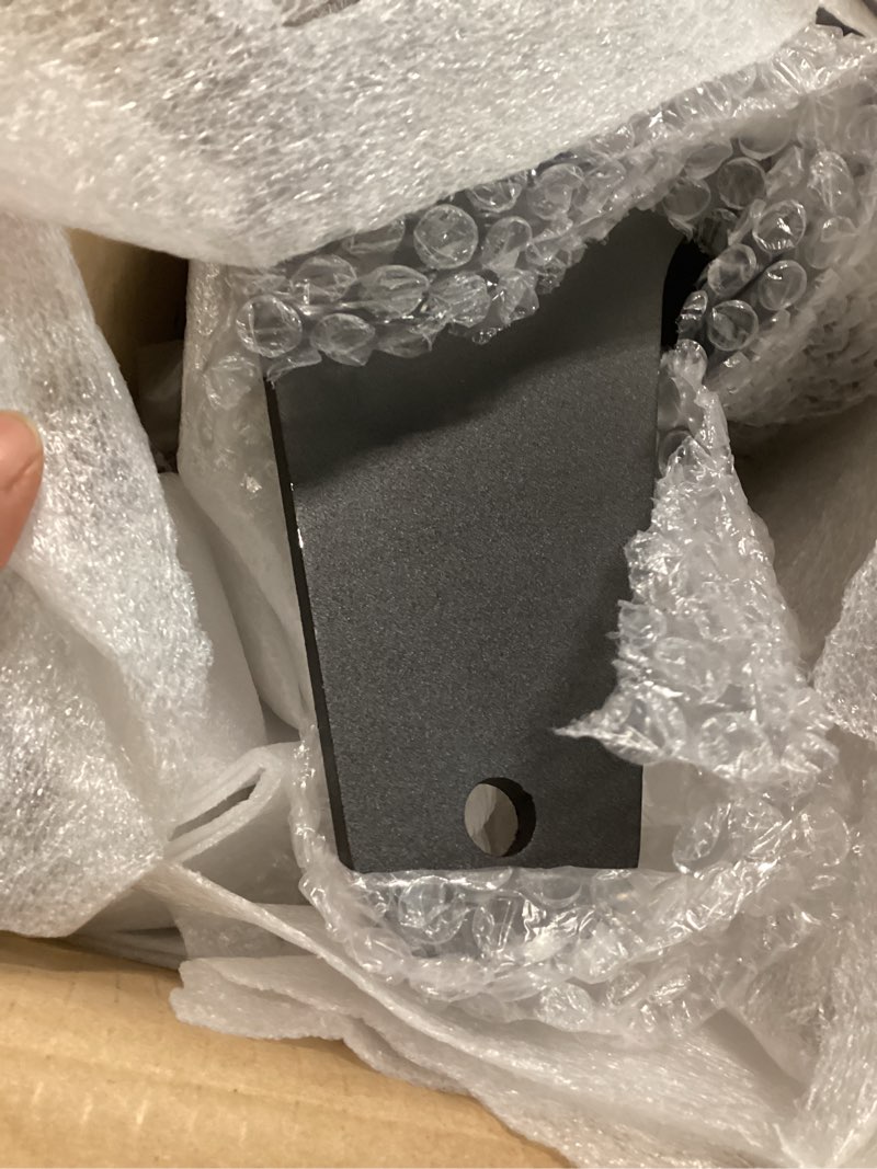 Condition photo showing New/Like New for 603-05059d-0637 caster wheel yoke, 8mmheavy duty metal yoke, chrome plating process axle, fit for cub cadet rzt 42 46 50 54 s fab, replaces 603-05059d, 603-05059d-4021, 603-05059d-4033,603-05059d-4044