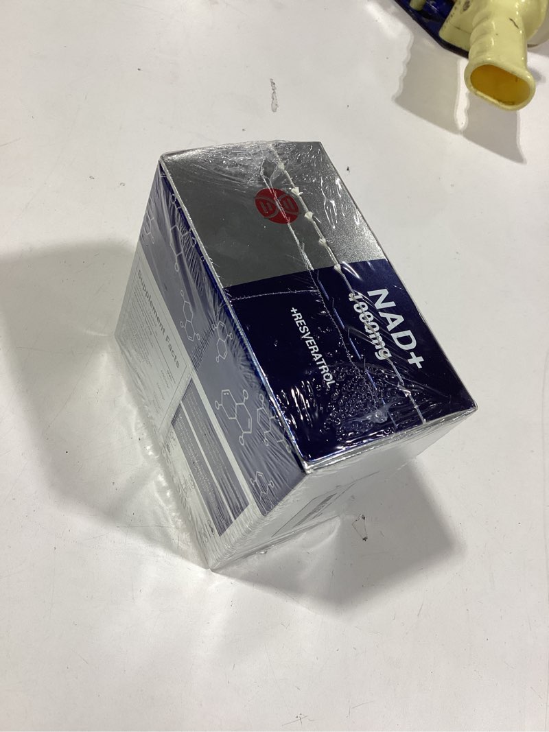 Condition photo showing New/Like New for Premium NAD+ Liquid Supplement 1000mg Packets with Nicotinamide Riboside & Resveratrol for Cellular Energy, DNA Repair, Anti-Aging Support & Mental Clarity, 30 Packs