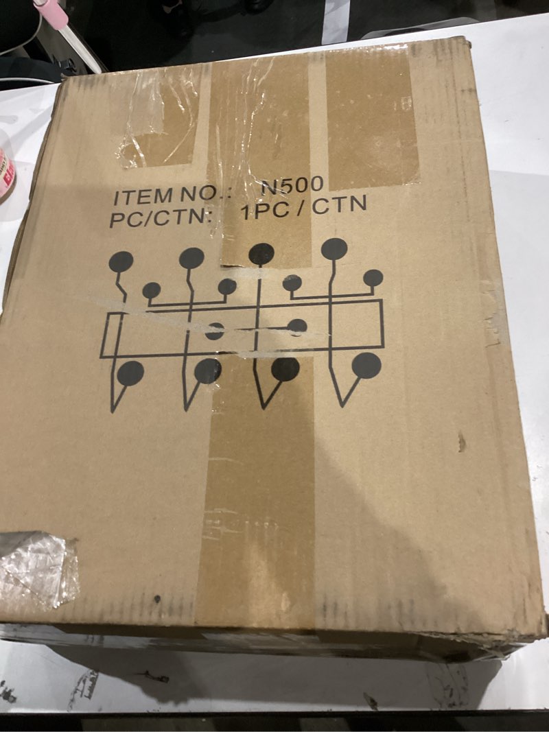 Condition photo showing New/Like New for SHISEDECO Classic Hang it All Coat Rack, Mid Century Modern Wall Mounted Hooks with Painted Solid Wooden Balls, Decorative Creative Fashion Wood Hanger for Home, Bedroom (Dark Walnut)