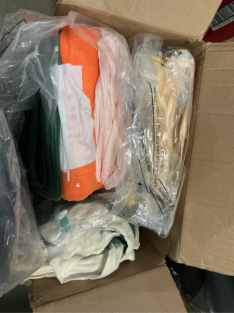 Condition photo showing Good Condition for Kinlop 40 Packs Fleece Blanket Bulk 60 x 50 Inch Soft Lightweight Fleece Cozy Blanket Warm Throw Plush Pet Throw for Bed Couch Sofa Home Office Wedding Gifts Travel Camping(Multicolored,40 Packs) Multicolored 40