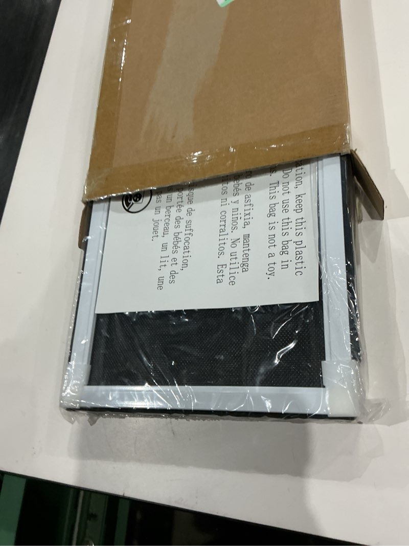Condition photo showing New/Like New for paramondo expandable window screen, horizontal (10" h x 19.6" - 36" w, 2 pack) adjustable window screens, replacement window screens for house windows small (10" h x 19.6"-36" w, 2 pack) white frame + black mesh