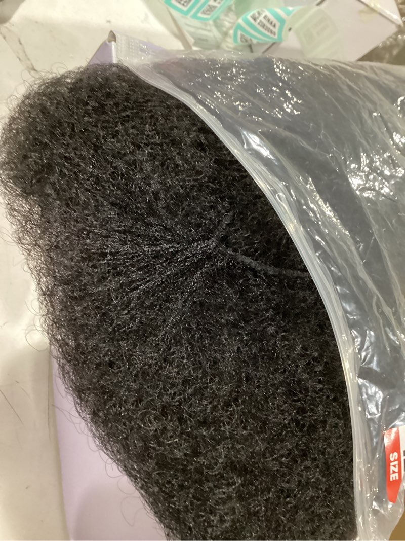 Condition photo showing Good Condition for afro kinkys bulk human hair for braiding afro kinky-curly human hair bulk for mini twist hair 12inchs 50g/pack bulk human braiding hair for micro locs extensions (1b, 12inchs,50g/pack) 12inchs,50g/pack 1b