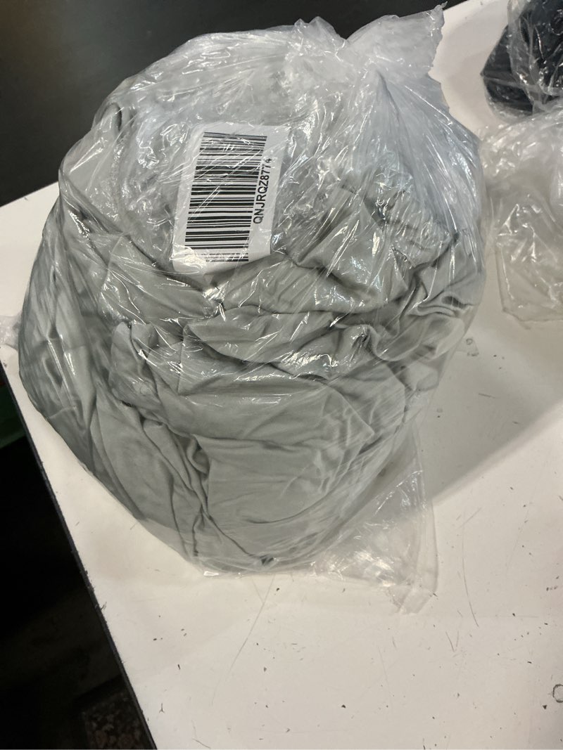 Condition photo showing As Is for quince bamboo fitted sheet set, twin xl, mist(incomplete 2 pieces)