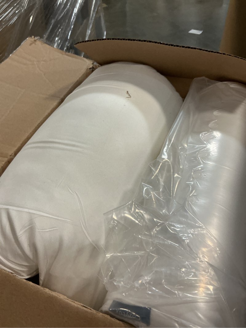 Condition photo showing As Is for cozylux pillows standard size set of 2, hotel quality bed pillows for sleeping 2 pack, cooling pillows for side back and stomach sleepers, down alternative luxury soft supportive pillows (18x26) medium standard - 18" x 26" (pack of 2)