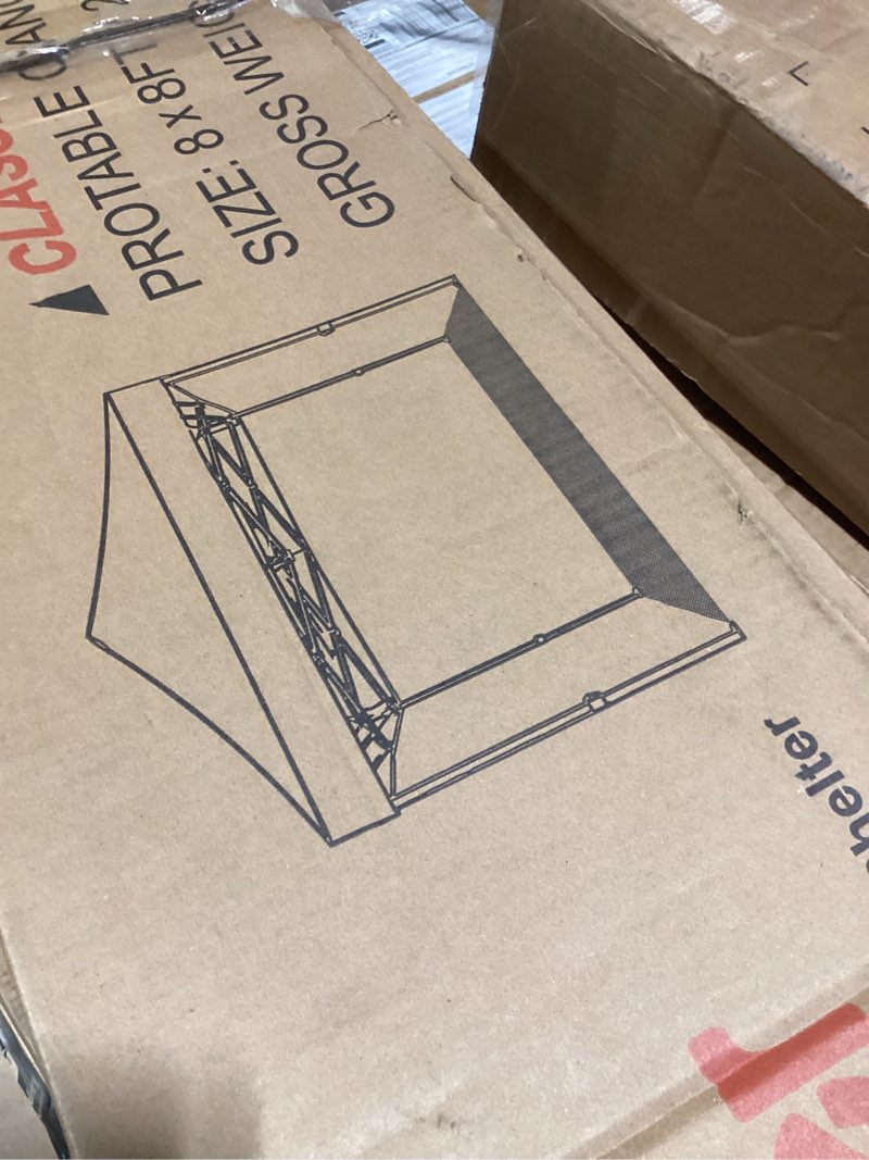 Condition photo showing New/Like New for tradesparker 8x8 pop up canopy tent,commercial movable canopy with apexcore led & rugged casters-instant easy setup shelter canopies with weight bags & stakes for oudoor events markets vendors,white 8x8 white