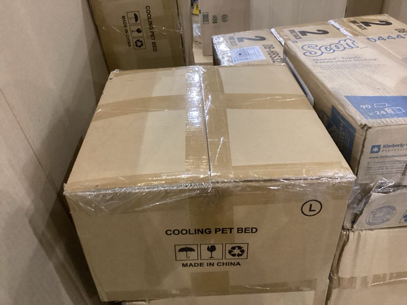 Condition photo showing New/Like New for Pet Bed for Large Dogs and Cats, Waterproof Orthopedic Dog Sofa Bed, Supportive Foam Pet Couch Bed with Washable Removable Cover, Waterproof Lining and Nonskid Bottom(Large, Grey)