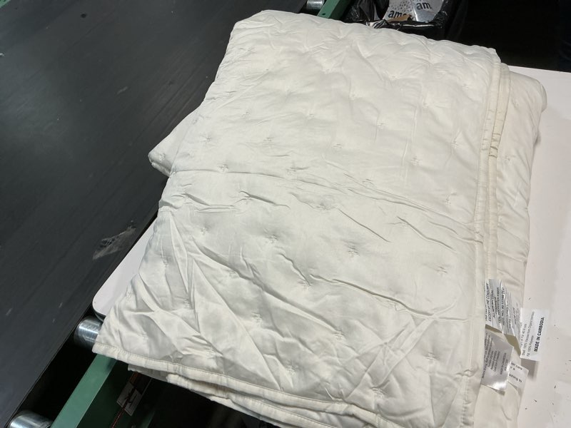 Condition photo showing Good Condition for quince bamboo dream quilt ivory /keng / 