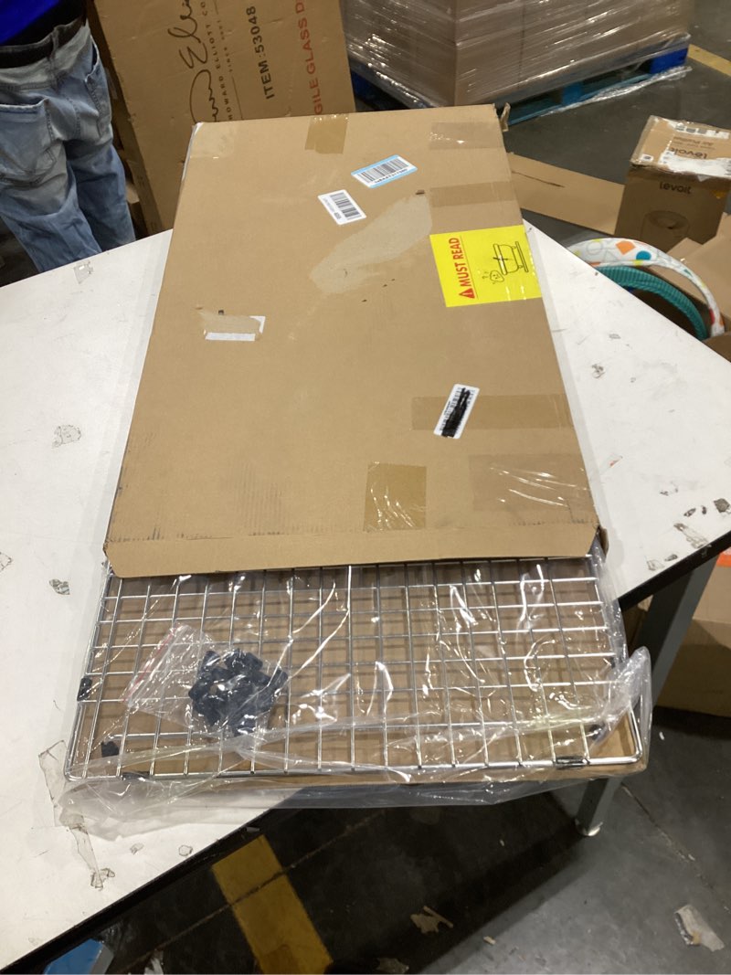 Condition photo showing As Is for Serene Valley Sink Bottom Grid 30-1/2" X 16-9/16”, Rear Drain with Corner Radius 3/8", Sink Protector NDG3117R