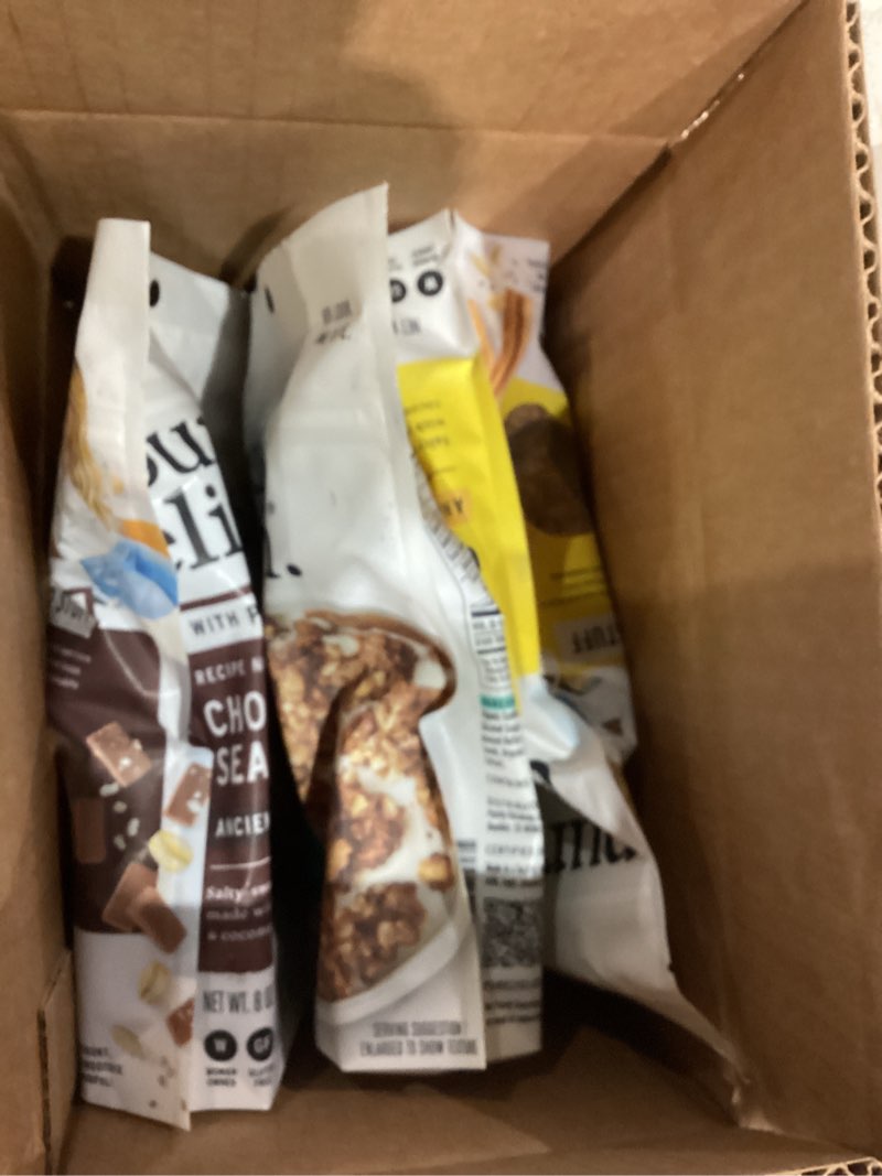 Condition photo showing New/Like New for Purely Elizabeth Ancient Grain Granola, Variety Pack, (3 ct.) Top Sellers Variety Pack 3 Piece Set