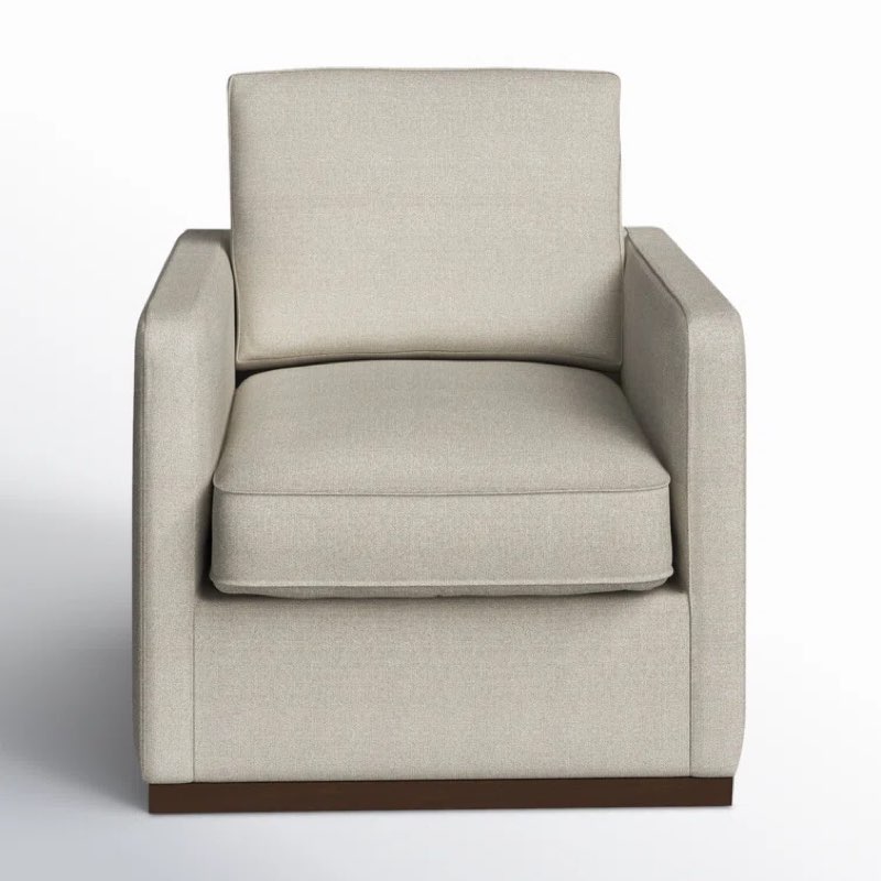 Bobbi Upholstered Swivel Armchair