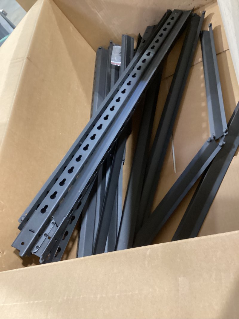 Condition photo showing Good Condition for VEVOR Storage Shelving Unit, 5-Tier Adjustable, 2000 lbs Capacity, Heavy Duty Garage Shelves Metal Organizer Utility Rack, Black, 36" L x 18" W x 72" H for Kitchen Pantry Basement Bathroom Laundry