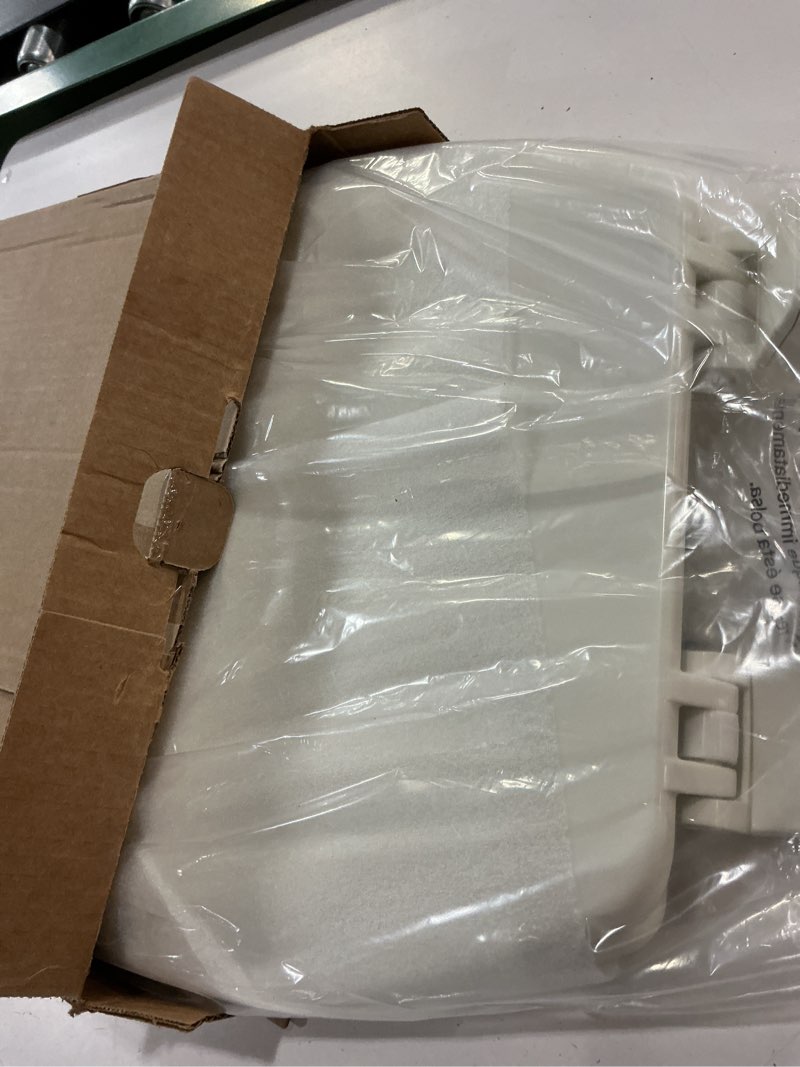 Condition photo showing New/Like New for centoco wooden toilet seat round, closed front with cover, residential, made in the usa, 700-416, biscuit