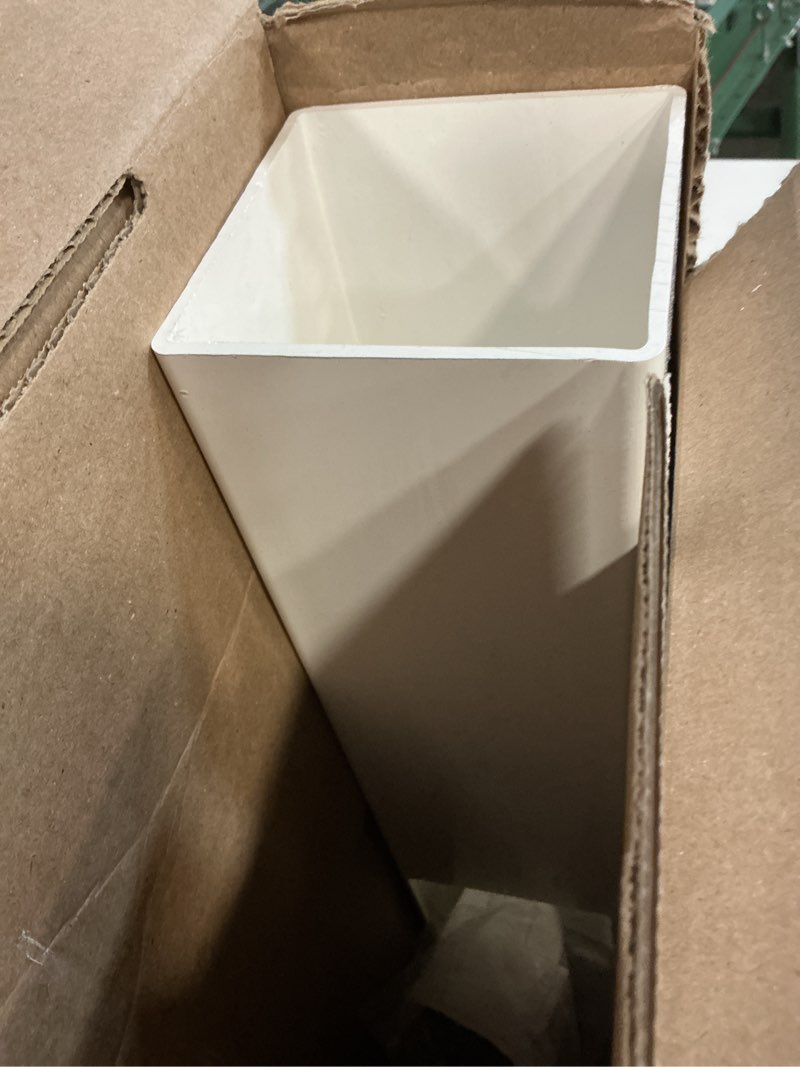 Condition photo showing Good Condition for postal pro white polymer 4 x 4 mount mailbox post