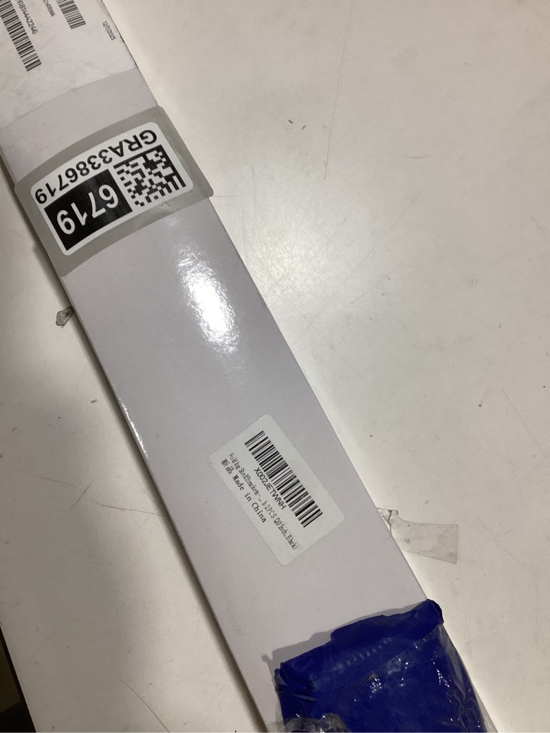 Condition photo showing New/Like New for Storystore Folding Shelf Brackets - 20 Inch Heavy Duty Metal Collapsible Shelf Bracket for Bench Table, Shelf Hinge Wall Mounted Space Saving DIY Bracket, Max Load: 150 lb 2 PCS (Black)