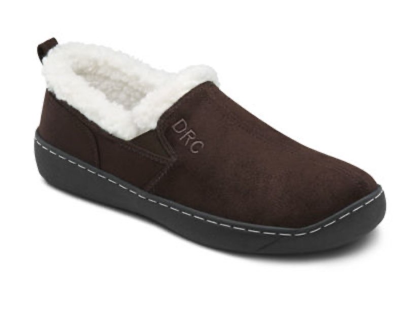 dr comfort vista chocolate size 12 relax slippers