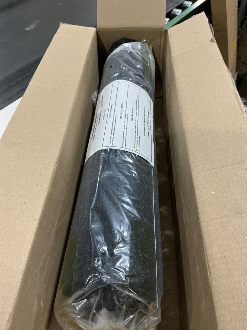 Condition photo showing Good Condition for 2' x 6' Runner Rugs with Rubber Backing, Indoor Outdoor Utility Carpet Runner Rugs, Black, Can Be Used as Aisle for The RV and Boat, Laundry Room and Balcony 2 ft x 6 ft Black