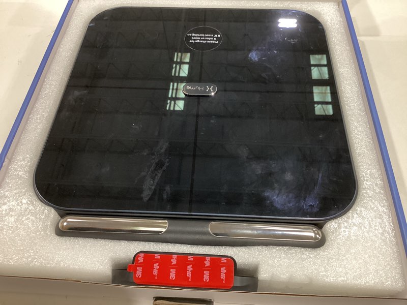 Condition photo showing As Is for hume health - the body pod - home body analyzer and free bluetooth app - 45+ key health metrics - accurate personalized data - body composition scale - smart scale for body weight - hsa & fsa eligible
