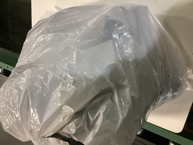 Condition photo showing As Is for black leather garment
