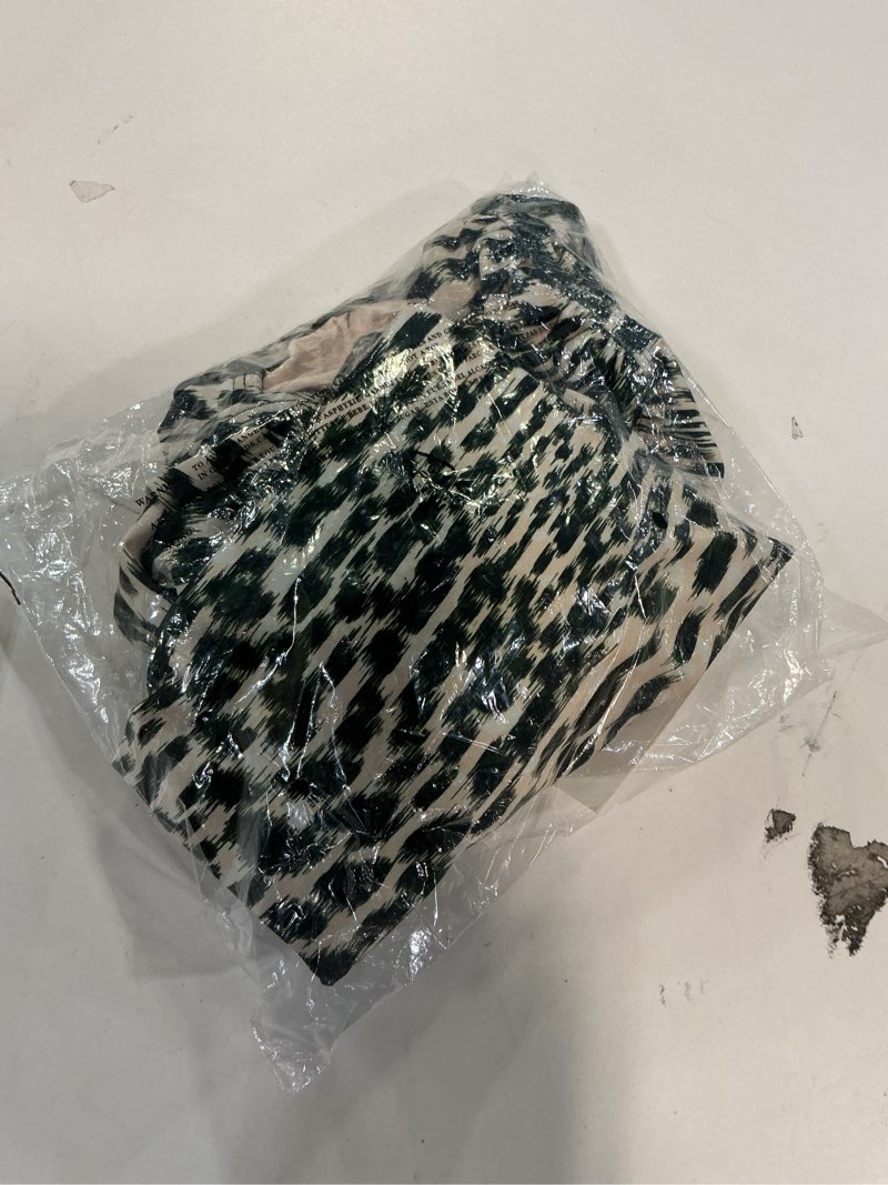 Condition photo showing Good Condition for Shoshanna Women's Standard Cheetah Halter One Piece, Ivory/Olive(size 8 ) 