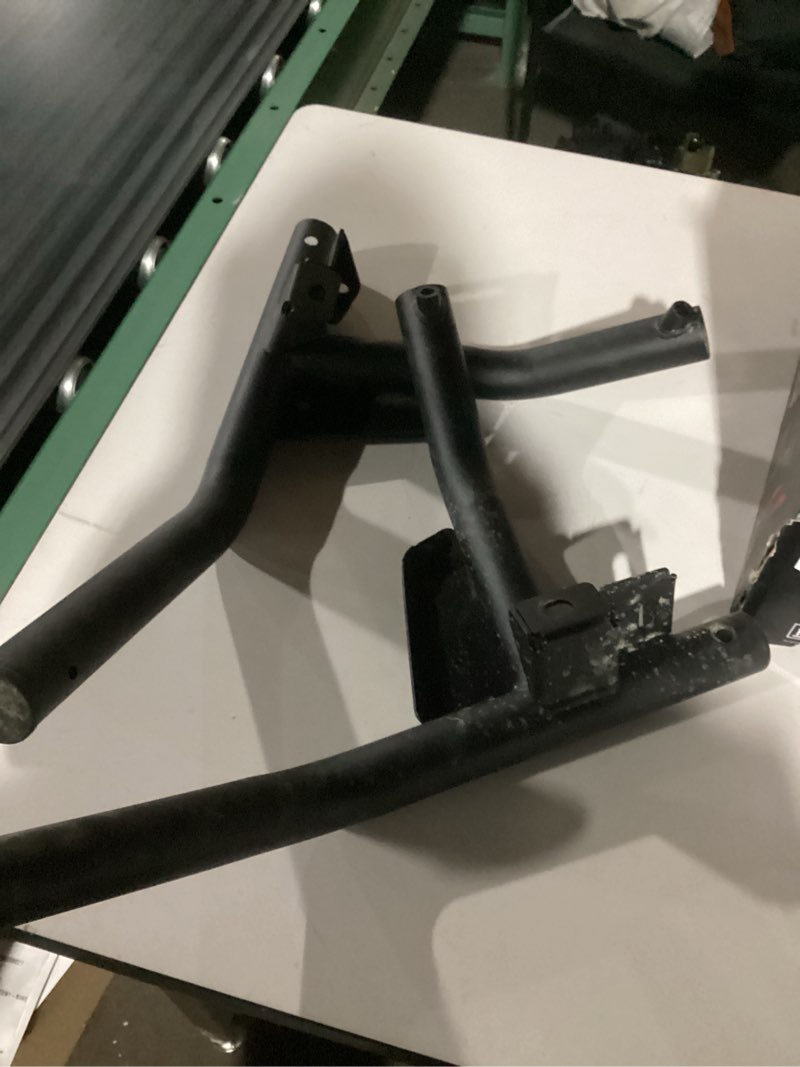 Condition photo showing As Is for 2014-2026 Engine Guard Flat Out Crash Bar Compatible with Harley Davidson Touring Street Road Glide Road King Electra Glide Ultra Limited, Gloss Black Motorcycle Bumper