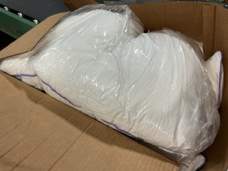 Condition photo showing As Is for MOLCLCUY Bed Pillows Queen Size Set of 4,Hotel Collection Pillow for Side and Back Sleepers,Super Soft Down Alternative Microfiber Filled Queen?4 PCs?
