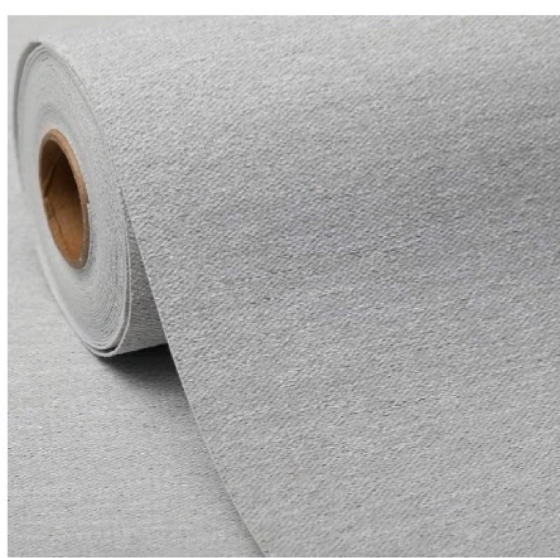 shufa white brown cotton-like textured grasscloth wallpaper matte thick real woven fabric peel and s