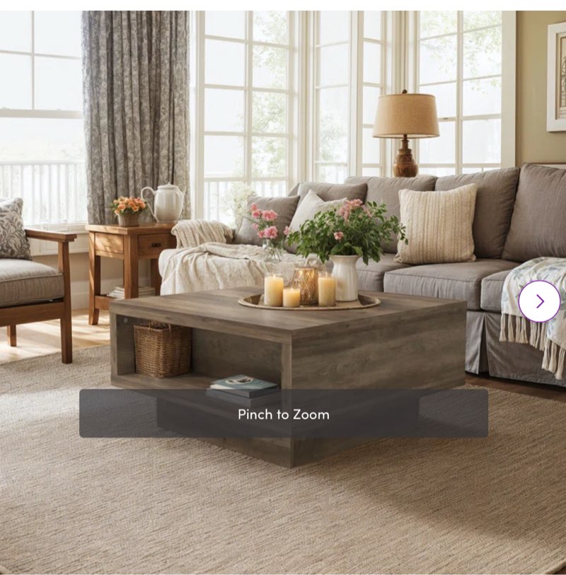 caomhan pedestal coffee table with storage