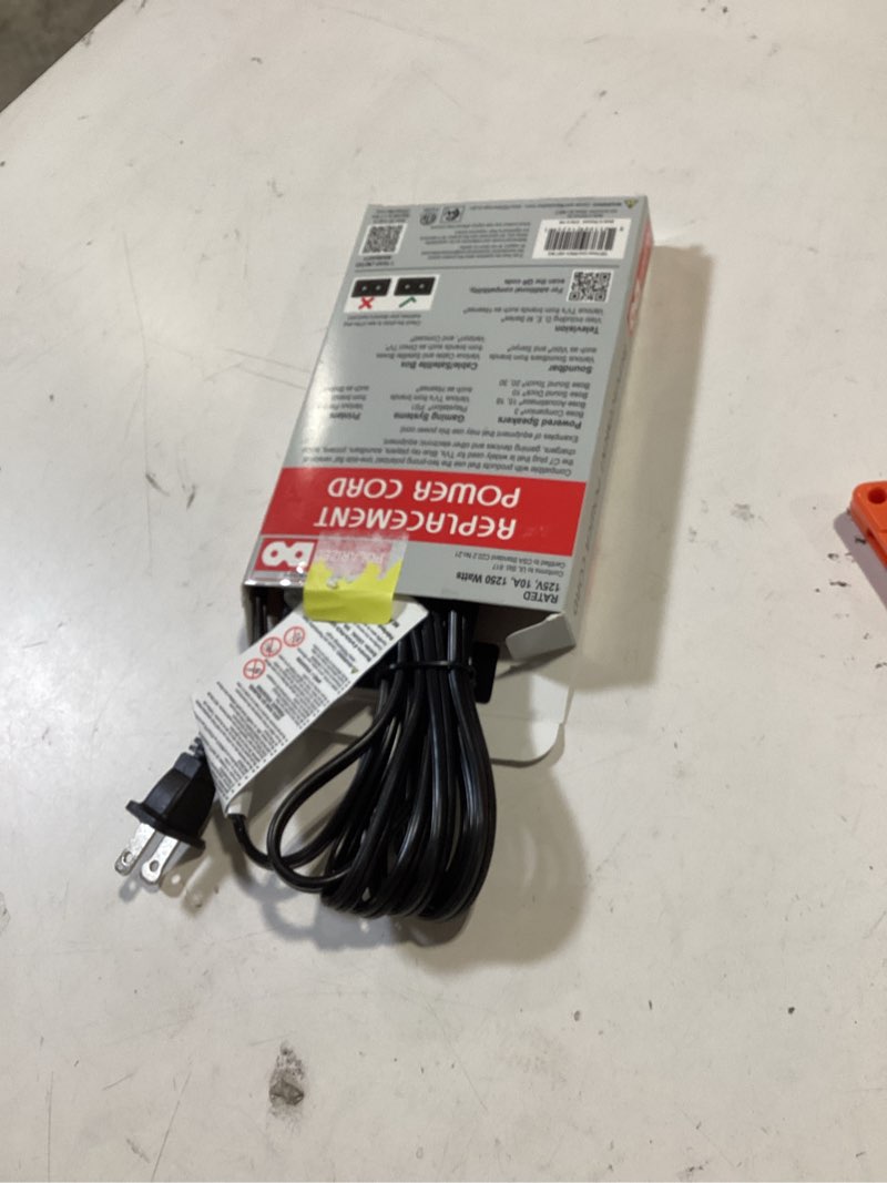 Condition photo showing Good Condition for new xtreme 10-ft replacement polarized power cord, works with vizio, hisense tvs, and comcast