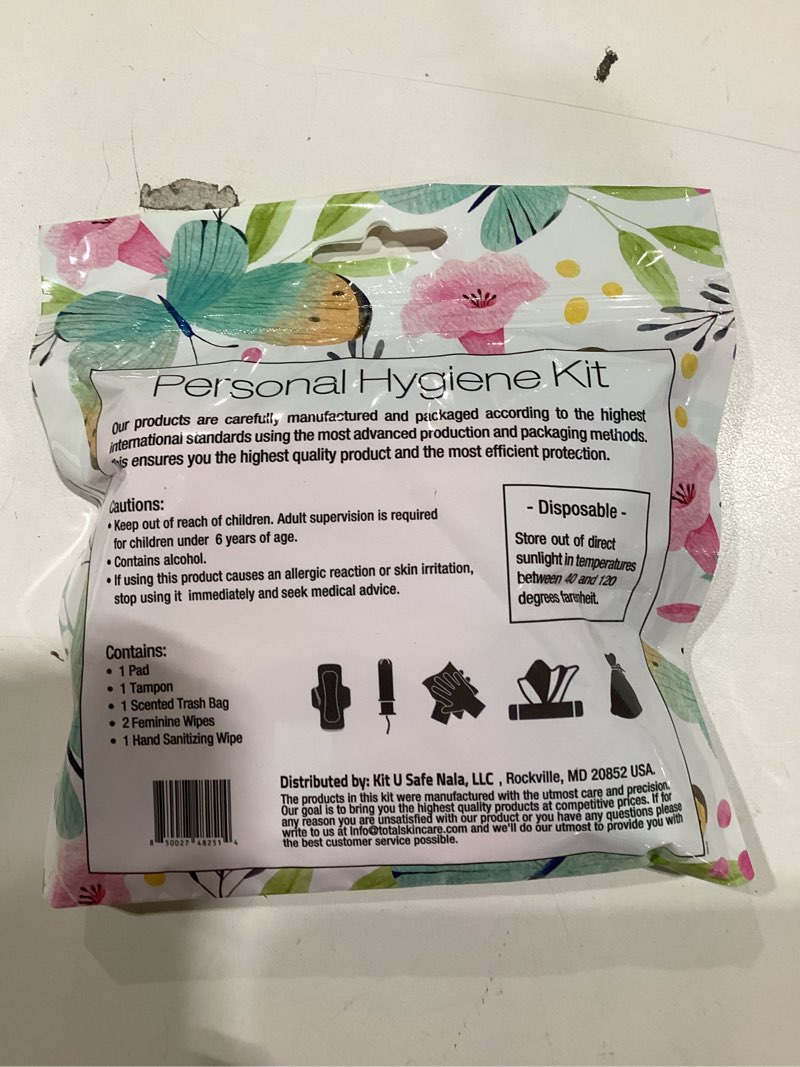 Condition photo showing New/Like New for  Menstrual Kit All-in-One Pack | Convenience on The Go | Period Kit Pack for Travelling, Tweens & Teenagers or just When You’re Out | Individually Wrapped Feminine Hygiene Product