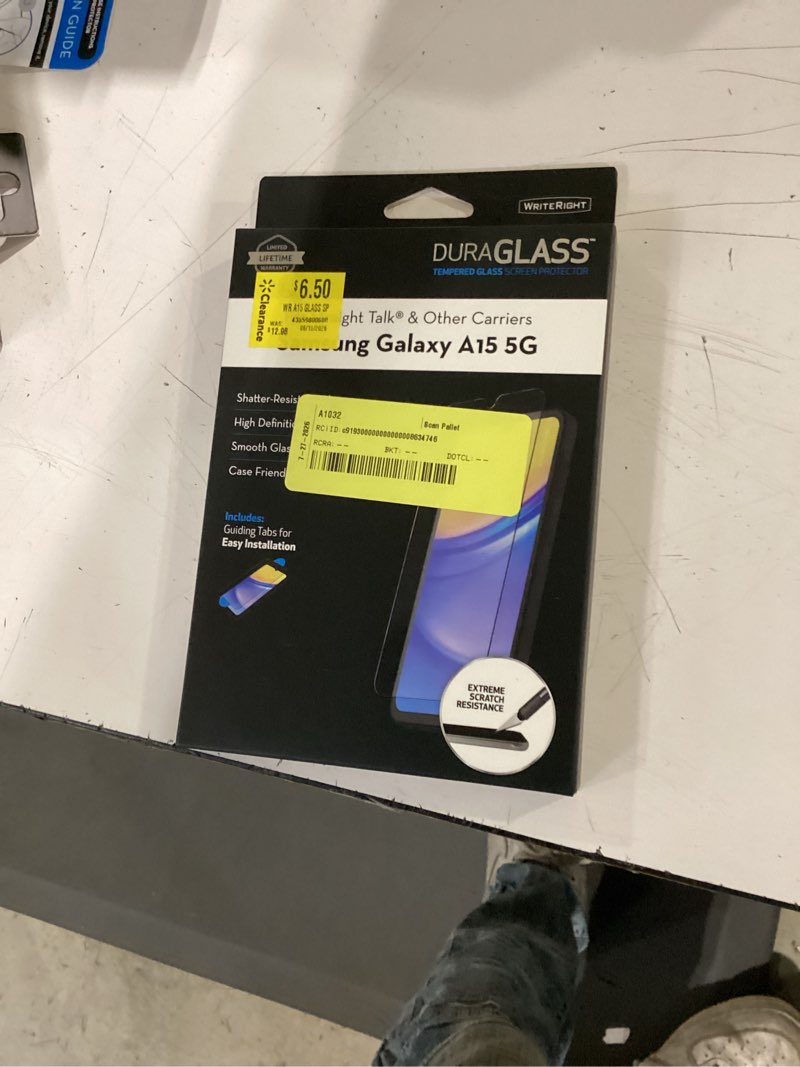 Condition photo showing New/Like New for duraglass tempered glass screen protector for samsung galaxy a15 5g